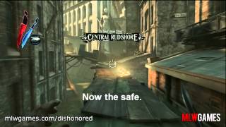 Dishonored Safe 9 Mission 7 Flooded District  combination location [upl. by Yurt769]