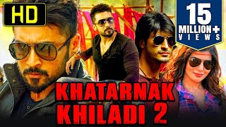 Khatarnak Khiladi 2 Anjaan  Suriyas Action Hindi Dubbed HD Movie  Samantha Vidyut Jammwal [upl. by Alletse746]