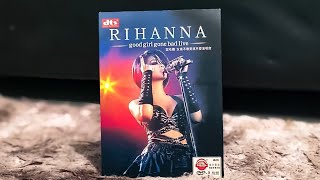 Unboxing Rihanna  DVD Good Girl Gone Bad Live Hardcover China Editon [upl. by Bronk446]