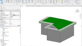 Revit  Bord de toiture sous face de toit et gouttière [upl. by Mareah]