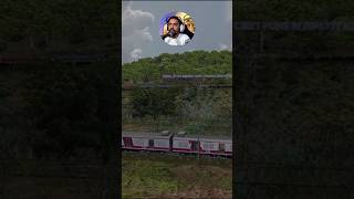 INTERCITY EXP amp KHOPOLI LOCAL PARALLEL RUN IN BHOR GHAT  MSTS shorts indiantrainsimulator train [upl. by Dnomse606]