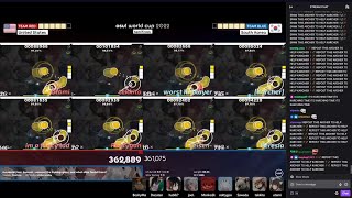 osu World Cup 2022 USA vs South Korea SF w USA Team Voice [upl. by Garwin]