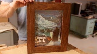 Build an Easy NoMiter Picture Frame [upl. by Atalanti593]