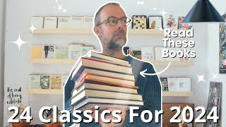 24 Classics for 2024  MustRead Classic Literature Recommendations [upl. by Allehcim]