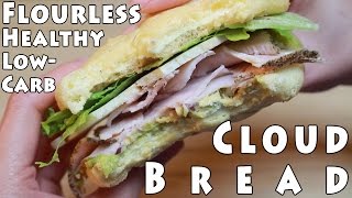 Low Carb Flourless Cloud Bread Recipe 2 Main Ingredients [upl. by Malony]