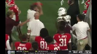 Kirby Smart shoves Player [upl. by Josias]