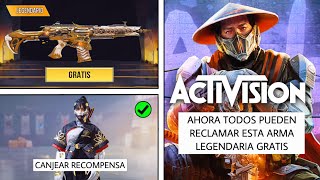 AHORA SÍ LEGENDARIA GRATIS REVELADA Y SKIN ÉPICA EN COD MOBILE [upl. by Keeley243]