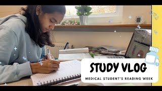 Study Vlog  Medical Student  Lunch Prep  Med School UK Reading Week 📚 [upl. by Lorrie]