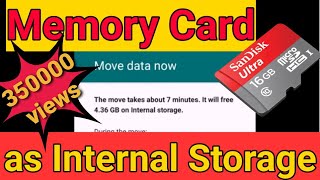 How to use SD card as internal storage in 2021  Easy Tutorial [upl. by Ellata]