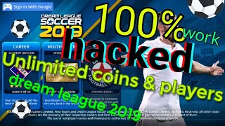 Dream league 2019  Hack  unlimited coins  profiledat [upl. by Ailecec206]