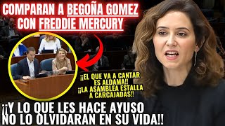 AYUSO SUELTA LO QUE NADIE ESPERABA DE ALDAMA😂POR COMPARAR LOBATO A BEGOÑA GÓMEZ CON FREDDIE MERCURY😂 [upl. by Hamimej]