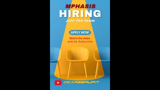 Explore Exciting Opportunities at Mphasis for Experienced Professionals [upl. by Buchbinder]