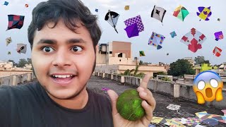 Kite Looting From Terrace 😲 Kite Cut Gaye [upl. by Gladi323]