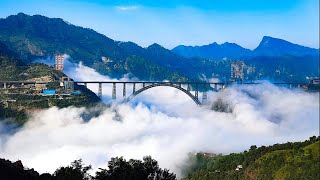 Journey Through the Skies Exploring the World’s Highest Rail Bridge in J amp K India ChenabBridge [upl. by Kostival28]