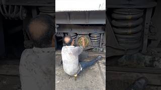 How to replace a punctured train wheel shorts [upl. by Chally]