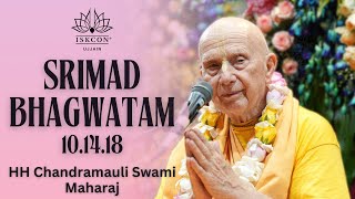 Srimad Bhagavatam 101418  HH Candramauli Swami Maharaj  26 September 2024 [upl. by Hildagard]