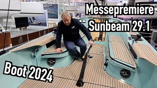 Messepremiere boot 2024 Sunbeam 291  Weekender mit spannenden Innovationen [upl. by Annil]