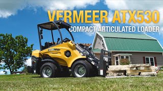 Vermeer ATX530 compact articulated loaders in action [upl. by Rosaleen48]