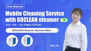 live streaming Mobile Cleaning Service with GOCLEAN steamer [upl. by Deny]