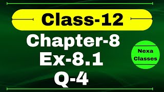 Class 12 Ex 81 Q4 Math  Chapter8 Class12 Math  Application of Integrals  Ex 81 Q4 Class 12 Math [upl. by Singband]