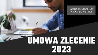 Umowa zlecenie 2023  2280 zł brutto Ile netto [upl. by Idnod]