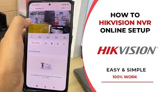 How to Configure Hikvision NVR Online [upl. by Molahs]