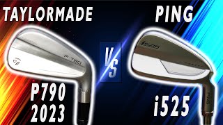 Taylormade P790 2023 vs Ping i525 Forgiveness Test [upl. by Enylcaj]