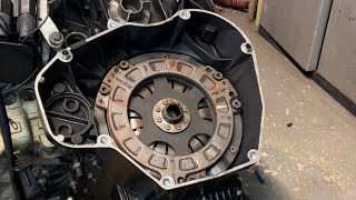 BMW K1100 Gearbox and clutch removal prior to hillman imp conversion how to guide [upl. by Yanehs]