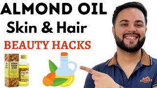 Top 10 Almond Oil Beauty Hacks for Skin amp Hair [upl. by Nojid]