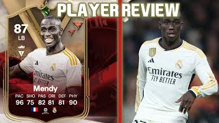 ALWAYS OP 87 DYNASTIES FERLAND MENDY PLAYER REVIEW EA FC 24 ULTIMATE TEAM [upl. by Amando]