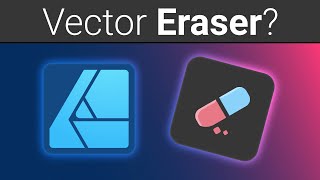 Affinity Designer 25 Vector Eraser Tool Workaround Tutorial [upl. by Devland]