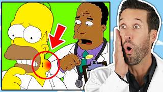 ER Doctor REACTS to The Simpsons FUNNIEST Medical Scenes 22 [upl. by Sewell432]