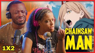 Chainsaw Man Episode 2 REACTION  1X2 quotArrival In Tokyoquot THIS IS NUTS  😭 [upl. by Tali]