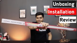 Unboxing amp Review of Wipro Garnet 10Watt LED Batten Warm White and Golden Yellow [upl. by Bamby]