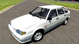 BeamNGDrive Mod  Lada VAZ2114 Crash test [upl. by Cassandra]