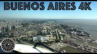 B737  4K  Landing  Aeroparque  Buenos Aires  Argentina  Boeing [upl. by Enitsud]