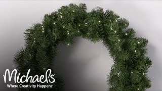 Add Lights to Your Wreath  Make It Merry  Michaels [upl. by Venetia]