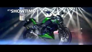 New Kawasaki Z300 MY15  ITS SHOWTIME [upl. by Inalaek]