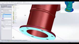 Advanced Fixtures in SolidWorks Simulation [upl. by Romanas118]