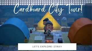 Creepy Cardboard City Tour  Animal Crossing New Horizons [upl. by Peterec]