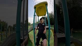 Bella ciao playground parkour punch running chasing pov [upl. by Eniamraj]