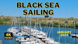 Velier Sailing on the Black Sea in January An impressive adventure Part 1  New 2023 [upl. by Kelila713]