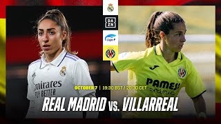 Real Madrid vs Villarreal  Liga F 202324 Matchday 4 Full Match [upl. by Funk406]