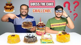 GUESS THE CAKE CHALLENGE  Cake Eating Challenge  Cake Eating Competition  Food Challenge [upl. by Nohsram]