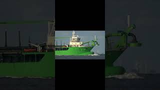 HOPPER DREDGER quotMEUSE RIVERquot shorts shipspotting ship [upl. by Arianna]