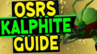 Ultimate Kalphite Slayer Guide Old School Runescape [upl. by Stefania]