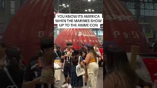 Anime NYC Marines vs Weebs cosplay nyc marine animenyc [upl. by Maffa]