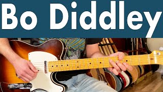 How To Play Bo Diddley  Bo Diddley Guitar Lesson  Tutorial  TABS [upl. by Masry256]