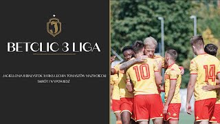 BETCLIC 3 LIGA Jagiellonia II Białystok 31 RKS Lechia Tomaszów Mazowiecki Skrót i wypowiedź [upl. by Ramo]