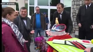 Iulian de la Ciocănești canta pentru Simona Halep [upl. by Eicnahc]